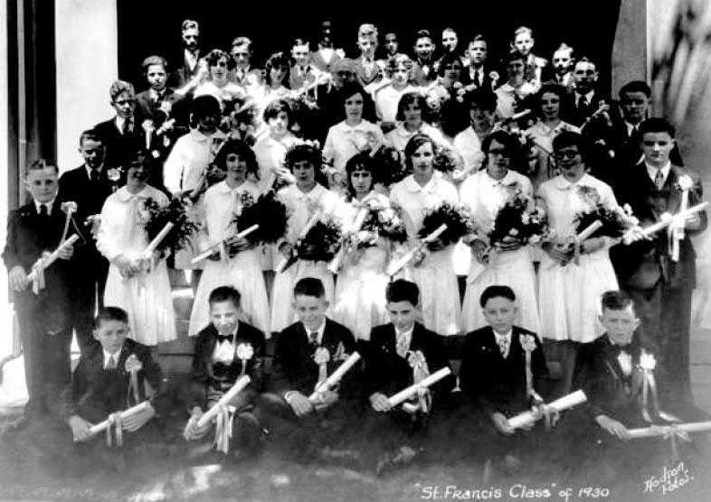 St. Francis Elementary School Graduation - 1930